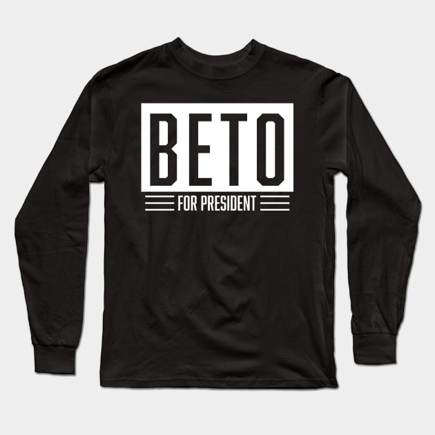 beto o'rourke for president V2 Long Sleeve T-Shirt by AlonaGraph